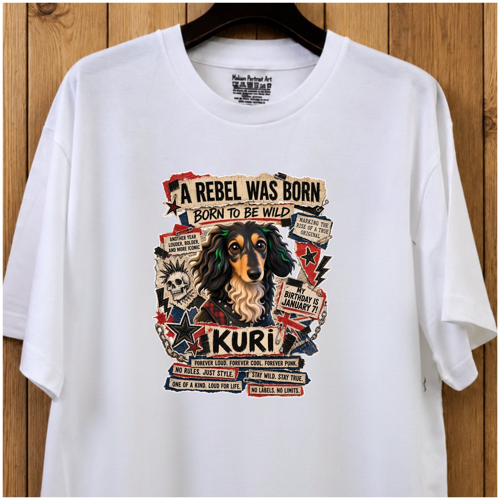 パンクシングルTシャツ